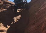 Jeep Drives Down Vertical