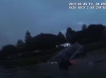 Police saves woman from sinking car Texas