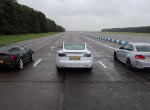 Κόντρα Alfa 4C vs  Tesla Model 3 Performance vs M2 Comp