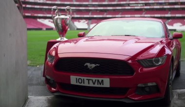 Ford Mustang heads to the 2014 UEFA Champions League Final
