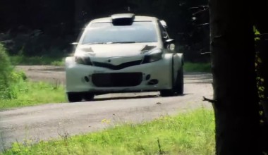 Toyota Yaris WRC testing 2015