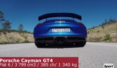 Porsche Cayman GT4 0-240 km/h