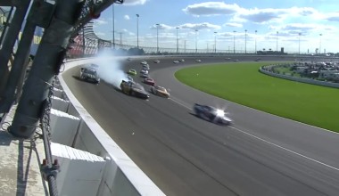 Brendan Gaughan makes a great save