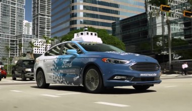 Ford autonomous drive at Miami