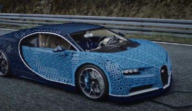 Bugatti Chiron Lego που κινείται