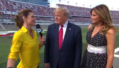 Ο Πρόεδρος Trump στην Daytona 500 - δηλώσεις