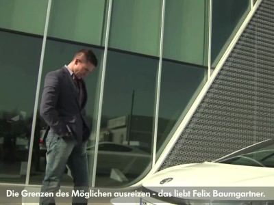Geneva 2013 - Felix Baumgartner and Volkswagen XL1