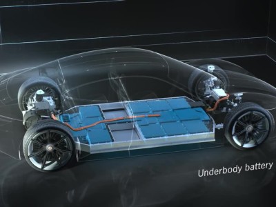 Porsche Mission E Concept 2015 - technical animation