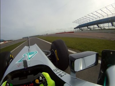 Nico Rosberg in the Driving Seat