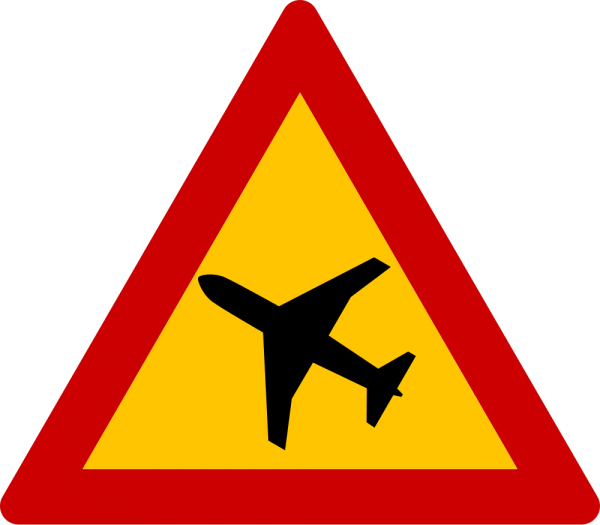 Road-sign-Low-flying-aircraft